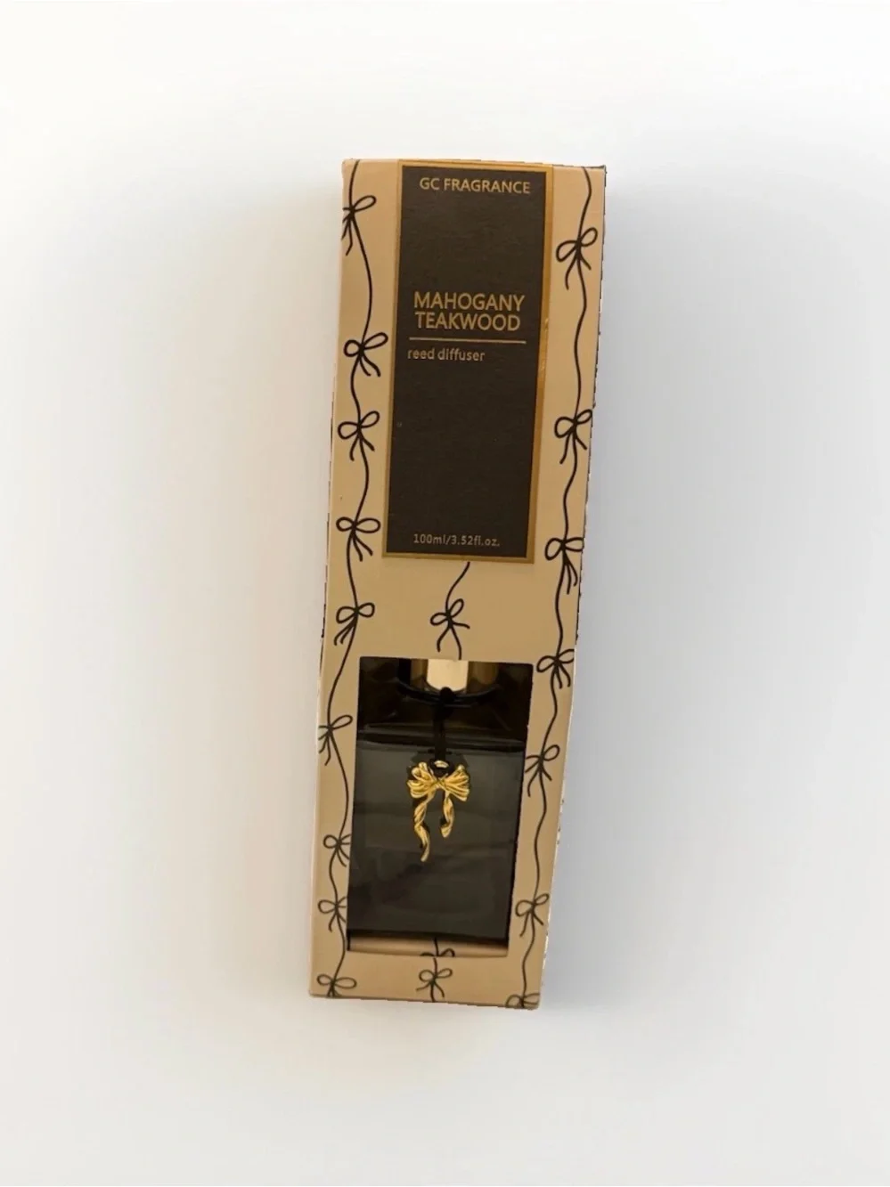 Mahogany Teakwood Reed Diffuser - Brown